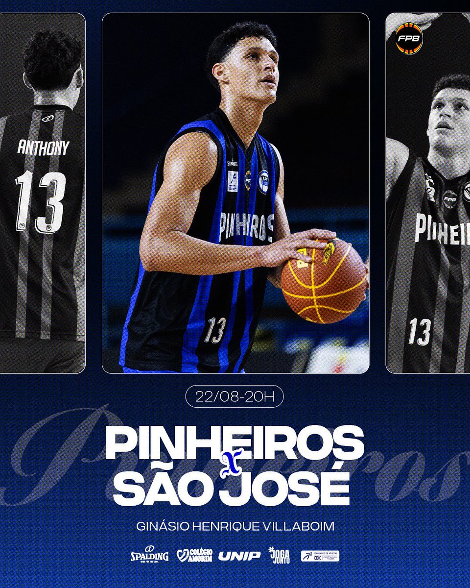 🏀Campeonato Paulista de Basquete em casa, vemmmm!

🗓22/08 ⏰20h
🆚 São José
📍Ginásio Henrique Villaboim
🚪Entrada gratuita
🎟Ingresso disponível no Sympla (link na bio)

#TimePinheiros 🔵⚫️