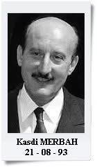 21 août 1993 #Mansinach: Abdallah KHALEF, alias KASDI MERBAH, ex-responsable de la sécurité militaire, ex-chef du gouvernement et président du parti politique MAJD est assassiné à Ain Taya (Alger) en compagnie de son fils cadet Hakim, son frère Abdelaziz, son chauffeur Hachemi