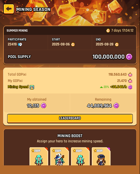 ANGRYTATUKS_RON's tweet photo. ⚡️ Power Up Your Mining with the Genesis Pass! ⚡️
The Genesis Pass doubles your mining speed ⛏️ — giving you up to +100% boost in efficiency.
Already being traded on the marketplace 👑👇
https://t.co/k61aDdN19I
#pixilandsocial #Ronin_Network https://t.co/1ZJAWicrcg