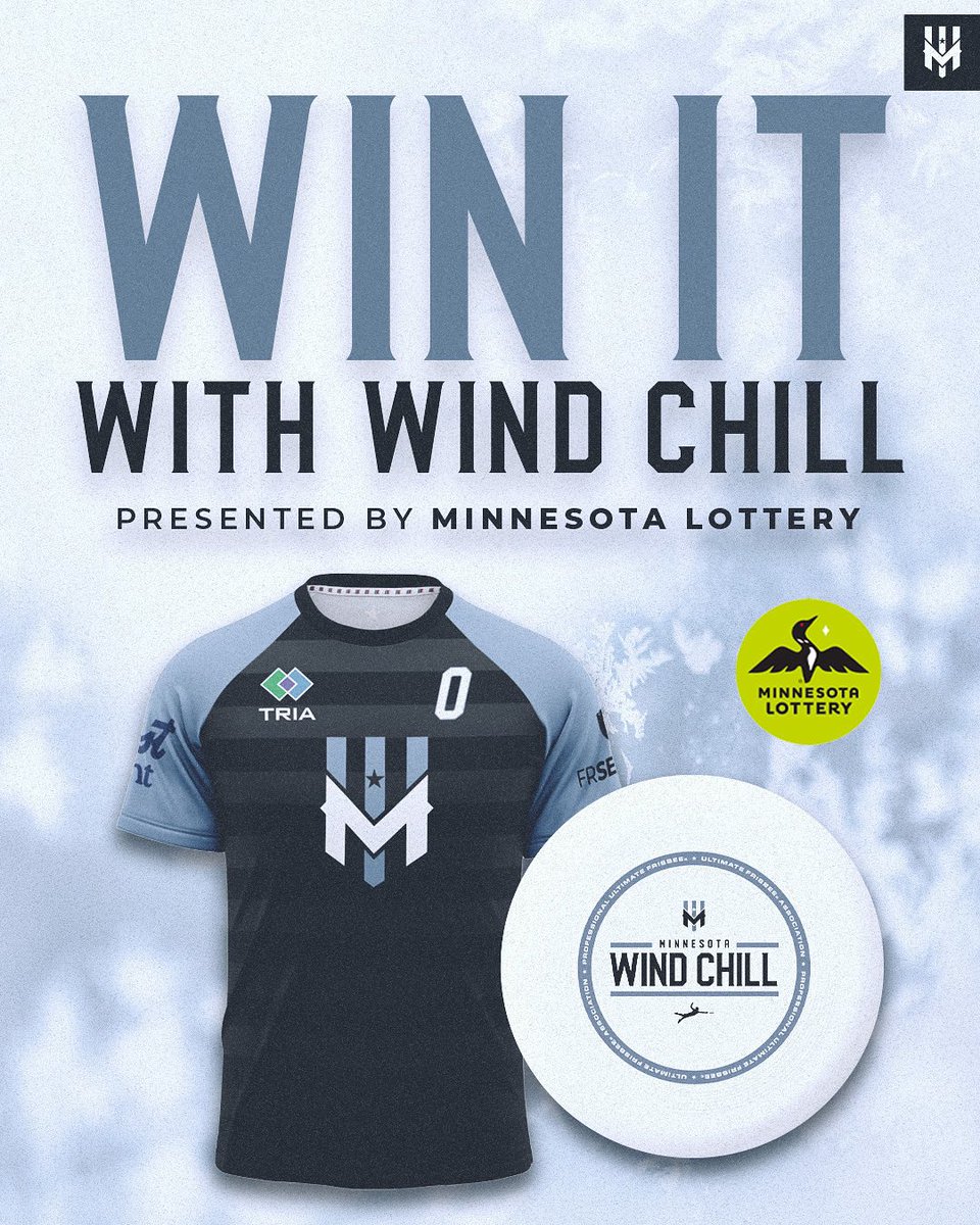 We’re heading into our 3rd straight Championship Weekend and it’s time to celebrate with our final #WinItWithWindChill of the season, presented by Minnesota Lottery! 🎉🥏