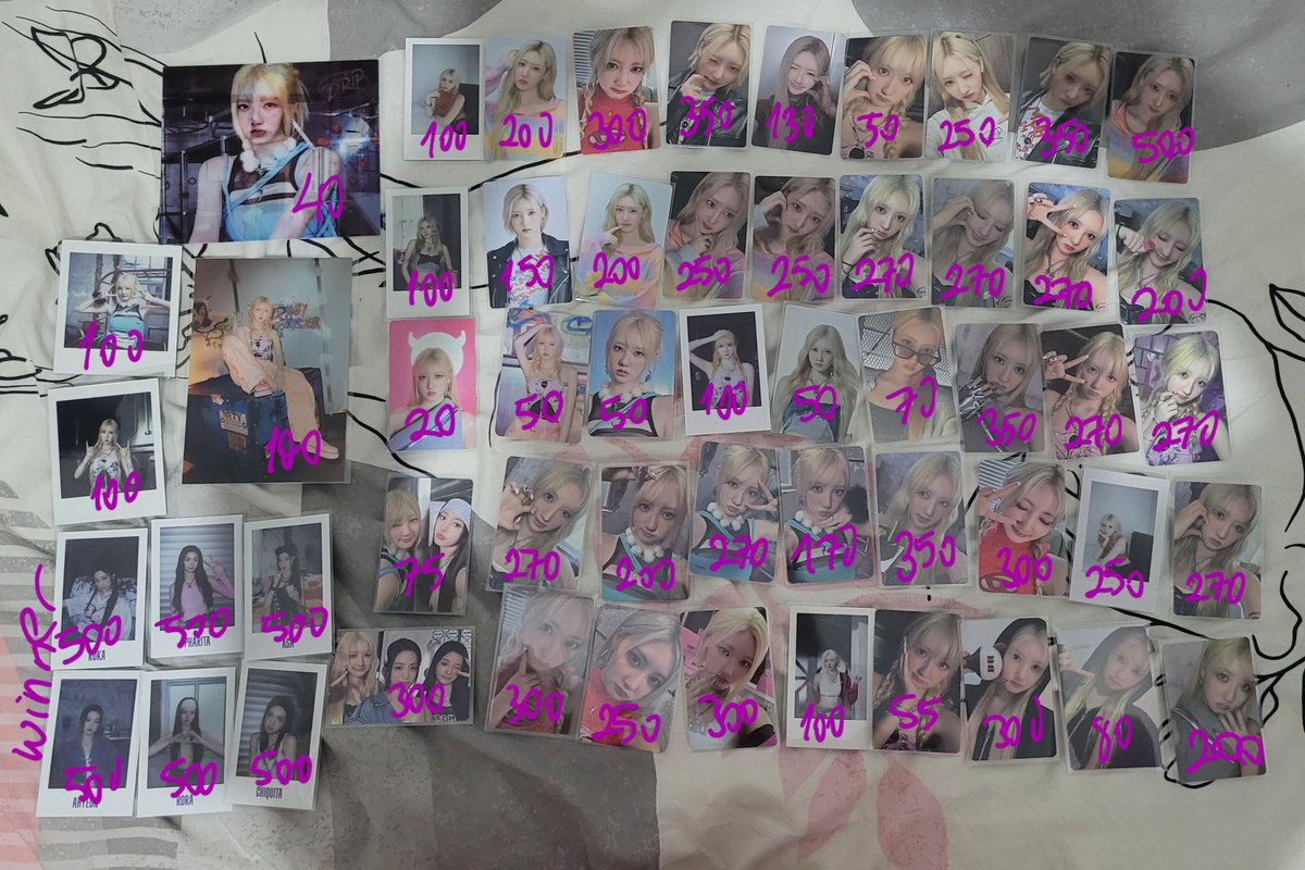 r1suyaa's tweet image. babymonster rami pharita chiquita ruka rora asa satis
•ustunde yazdigi fiyatlar
•hepsi hasarsiz, hasar varsa fiyattan duserim
•taksitli odeme yaparim
•dm atarsaniz anlasiriz, indirim de yaparim yeter ki elimden ciksinlar
@baemonsatis @baemonsatistak