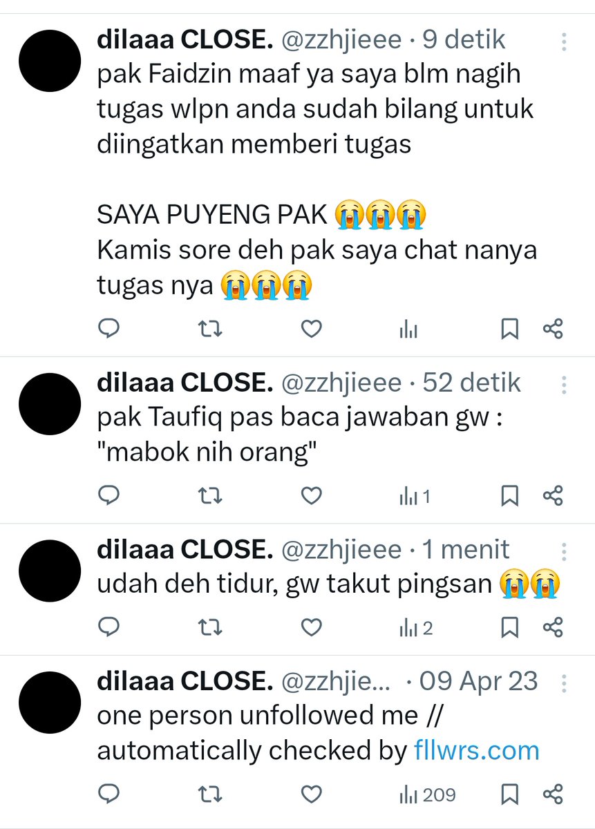 dan yap, gw salah akun 😭😭😭