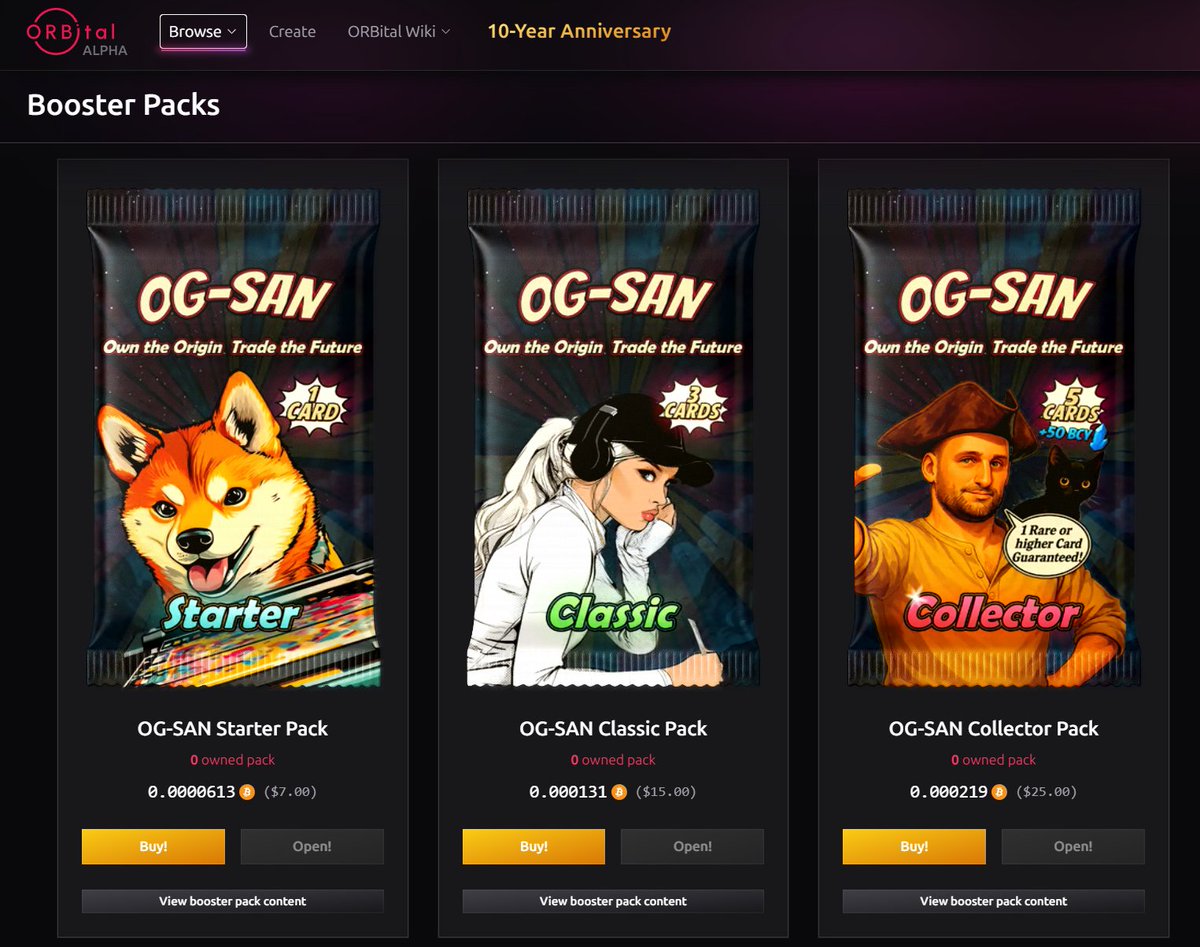 Get your first boosters at orbital.market/booster-packs and try to get the cards featuring <a href="/shaban_shaame/">Shaban Shaame</a>, President of the board of the <a href="/WakweliChain/">Wakweli</a> Foundation 🔥