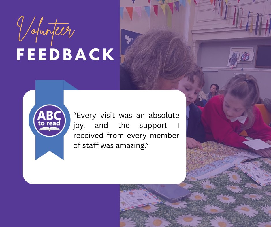 📷 One of our long-standing volunteers is moving away, and while we’re sad to say goodbye, we’re so grateful for his time and dedication.
He told us:
“Volunteering with ABC to read has been one of the most rewarding things I’ve done". 
#ThankYouVolunteer #ABCtoread #ReadingMentor