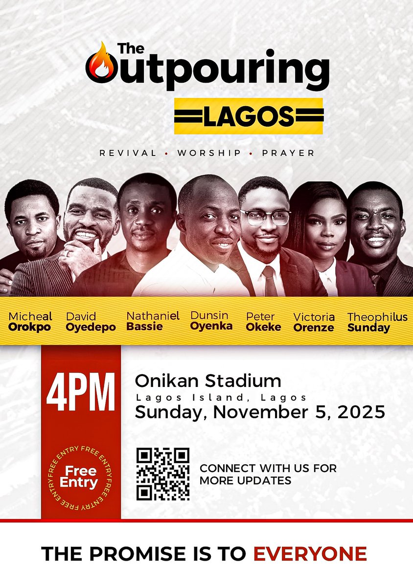 MEDU_GRAPHICS's tweet photo. 🔥 Creativity put to the test!
I replicated The Outpouring Lagos 2025 flyer and I’m glad it came out just right 🙌🏽.
Much respect to the original designer for the masterpiece 👏🏽.
#MeduStudios #DesignReplication #GraphicDesign #OutpouringLagos https://t.co/jlybk9salc