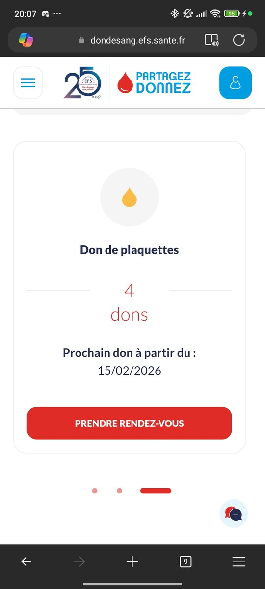 Et voilà ajournée 6 mois sans savoir pourquoi 😭 
<a href="/EFS_dondesang/">Établissement français du sang</a> pourquoi ?