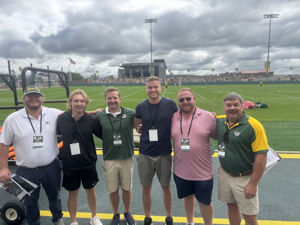Joined <a href="/RepBenFranklin/">Representative Benjamin Franklin</a> and others yesterday <a href="/LambeauField/">Lambeau Field</a> for a briefing from the <a href="/packers/">Green Bay Packers</a>. Also got a chance to enjoy a training camp practice. Thank you, Packers for your investments in the stadium, surrounding area, your charity work, and all you do for Wisconsin. #GoPackGo