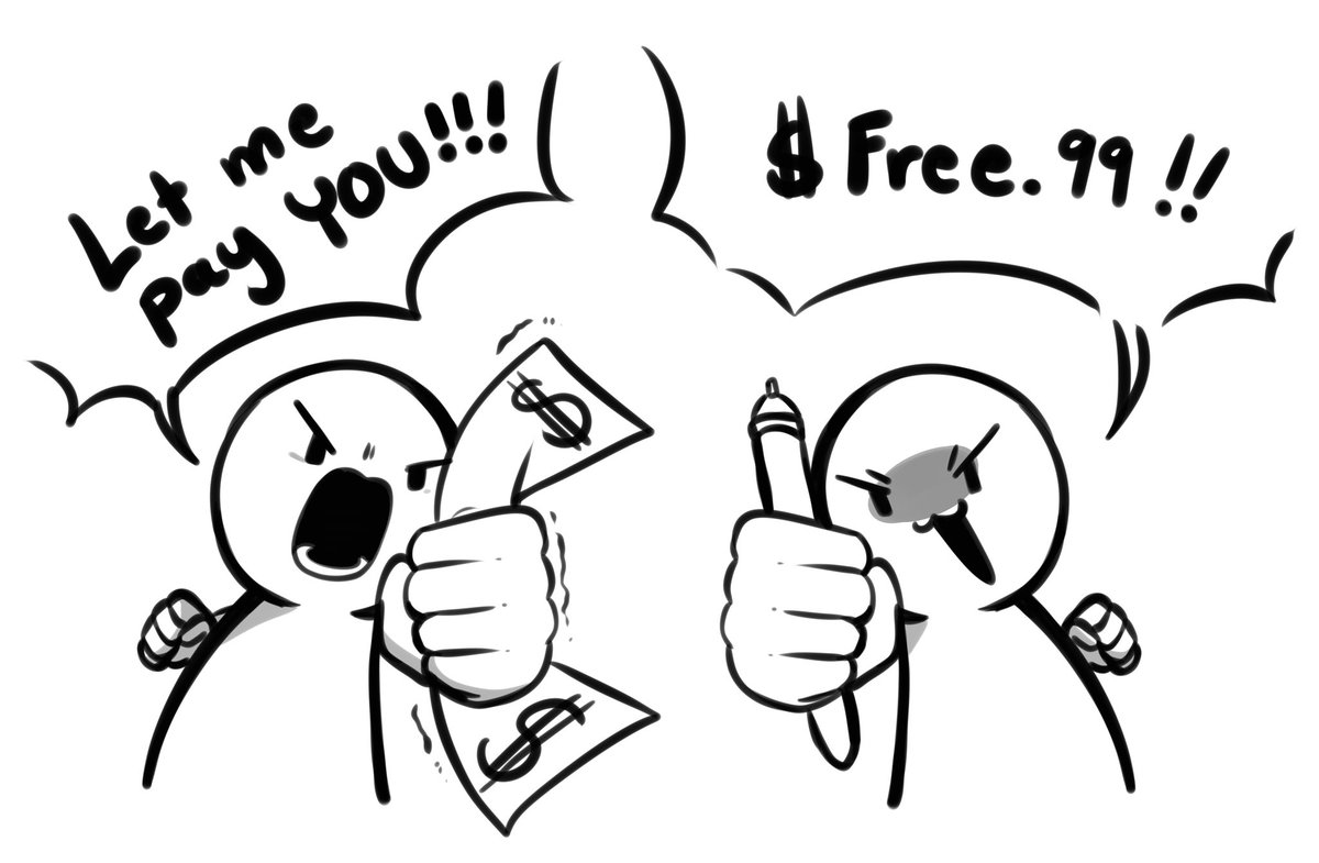 This one depicting the average supportive friend VS The Artist friend that loves chaos (and you)