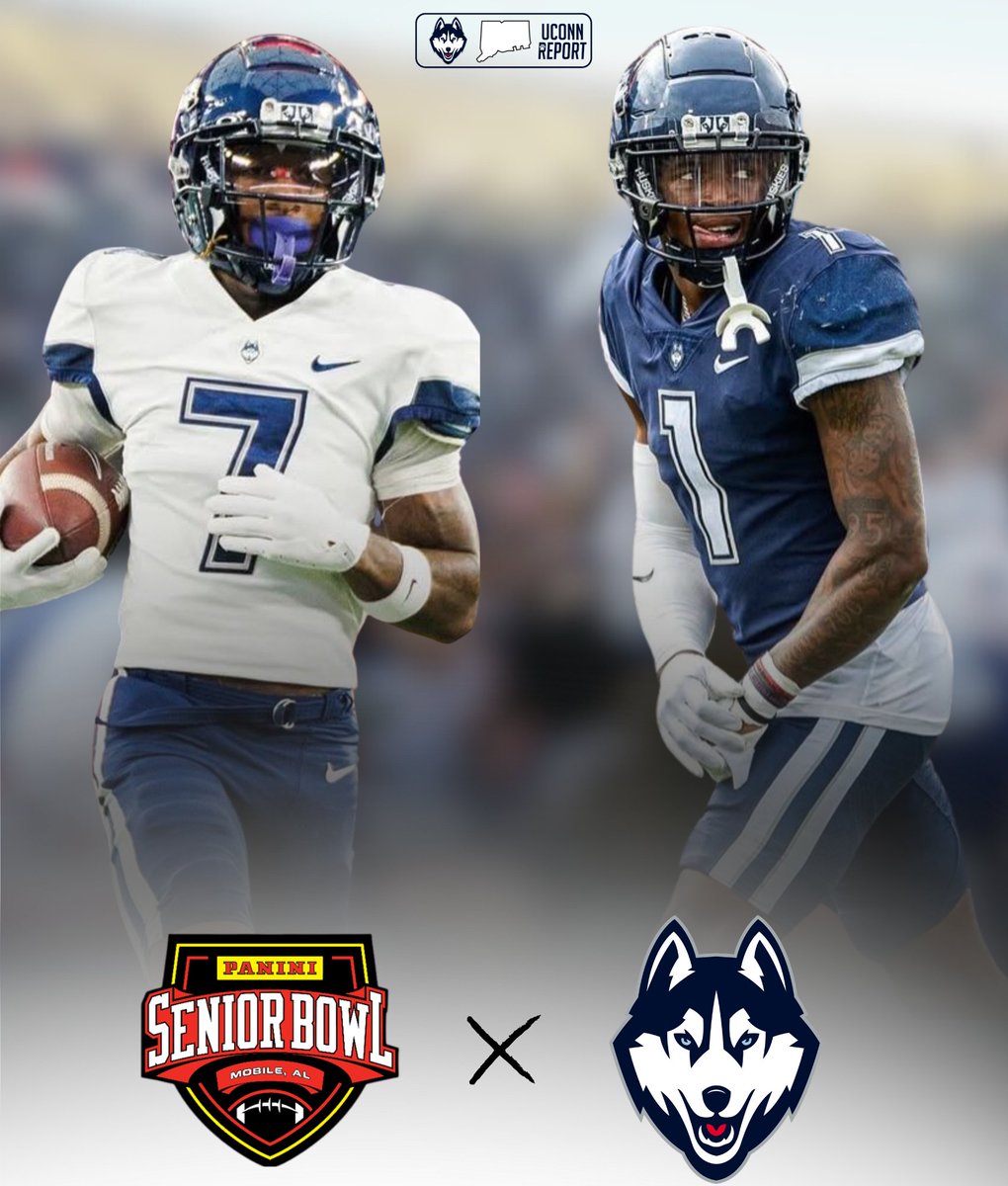 UConn Huskies | UConnReport.com (@uconnrivals) on Twitter photo Two UConn Football players have been named to the @SeniorBowl Top 300 watch list.
- RB <a href="/1JaydenBrown/">Jayden “mel” Brown</a>
- WR <a href="/Juicebe11/">Skyler Bell</a>
👉 on3.com/sites/uconn-re… Two UConn Football players have been named to the @SeniorBowl Top 300 watch list.
- RB <a href="/1JaydenBrown/">Jayden “mel” Brown</a>
- WR <a href="/Juicebe11/">Skyler Bell</a>
👉 on3.com/sites/uconn-re…