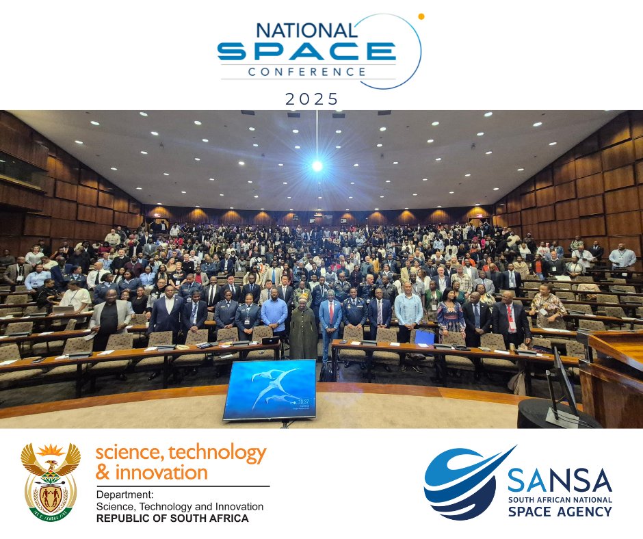 SANSA7's tweet image. We welcome all delegates to what promises to be a seminal event for the South African and African space sector.

#NSC2025 #spaceconference #SpaceForAfrica #Resilience #Transformation #intelligence 

Learn more: spaceconference.co.za