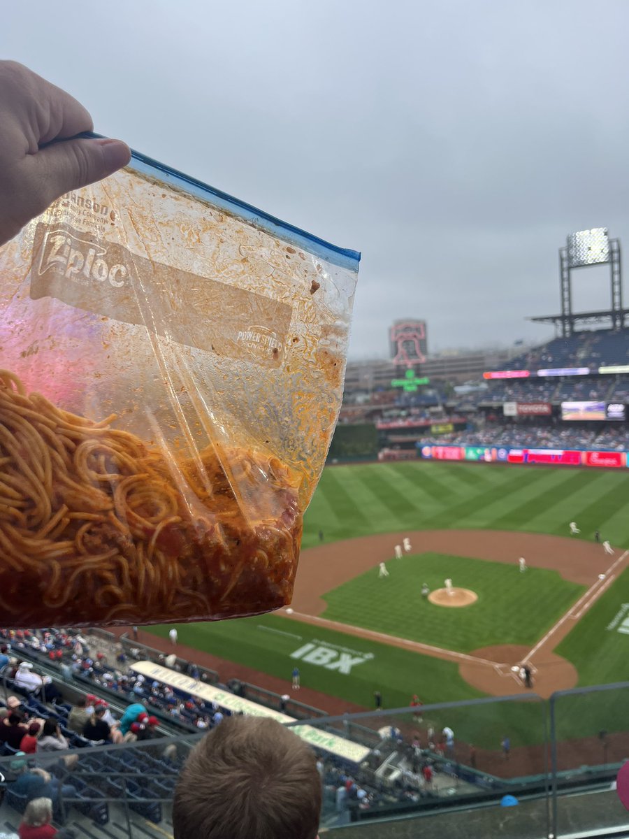 ZachMayer8's tweet photo. @Squirtram @Phillies @JohnKruk Hey @JohnKruk &amp; @TMacPhils I have some more spaghetti if you want to share 🍝 https://t.co/a4cFHz5oRU