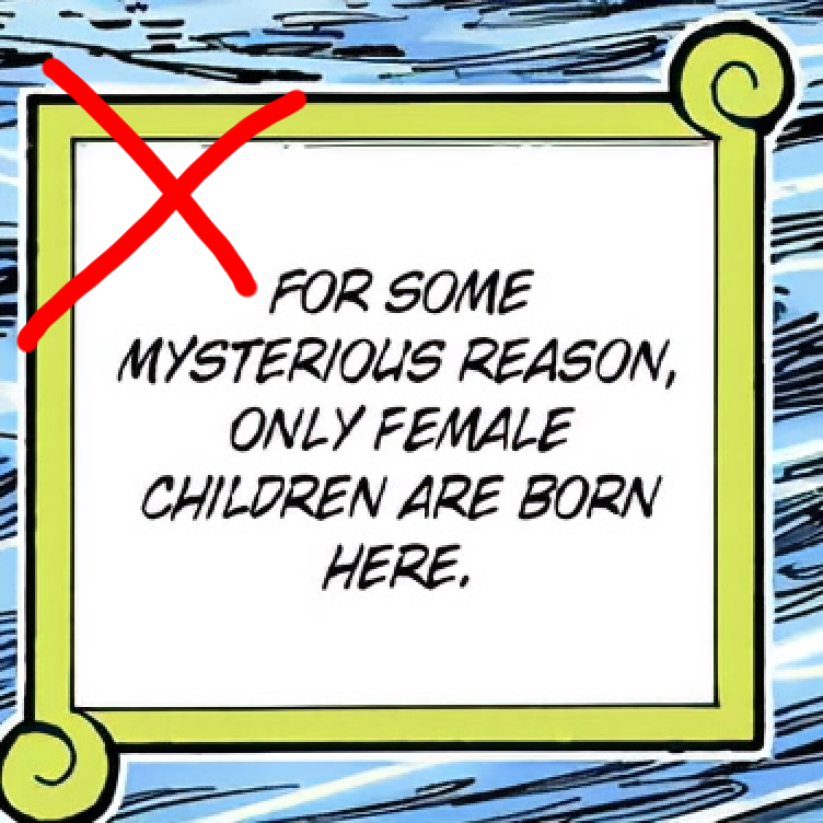 newworldartur's tweet photo. CLARIFICATION: There's an old mistranslation that made it sound like the kuja could give birth to males outside of their island, resulting in many popular theories. But the Japanese version specifically says that ALL children the kuja give birth to are female #OnePiece https://t.co/FxKJLsAHM0