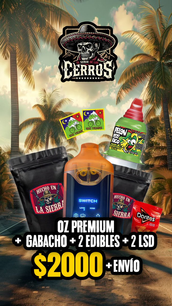 srdcerro's tweet photo. SI NO TE GUSTAN MIS PROMOS TE ARMO TU PROMO! ANIMO BANDITA EXCELENTE MIERCOLES⚡️⚡️ #DELASIERRAATUCASA #BUENOSHUMOS #420 https://t.co/H0G2TBm49h