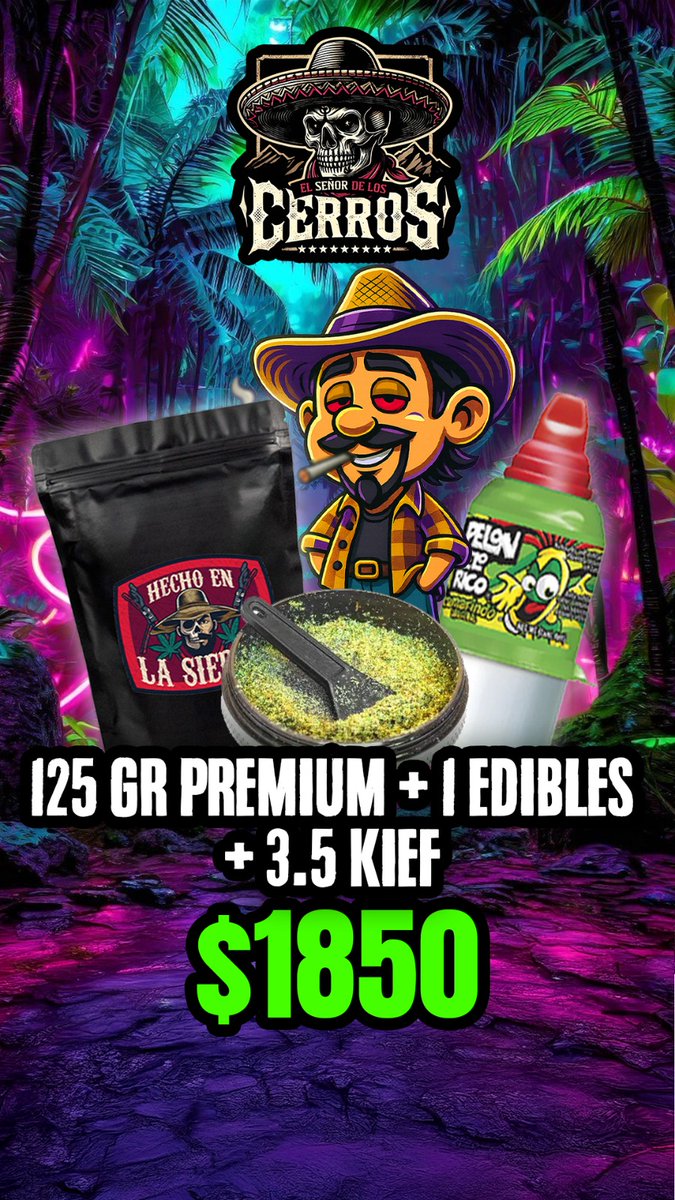 srdcerro's tweet photo. SI NO TE GUSTAN MIS PROMOS TE ARMO TU PROMO! ANIMO BANDITA EXCELENTE MIERCOLES⚡️⚡️ #DELASIERRAATUCASA #BUENOSHUMOS #420 https://t.co/H0G2TBm49h