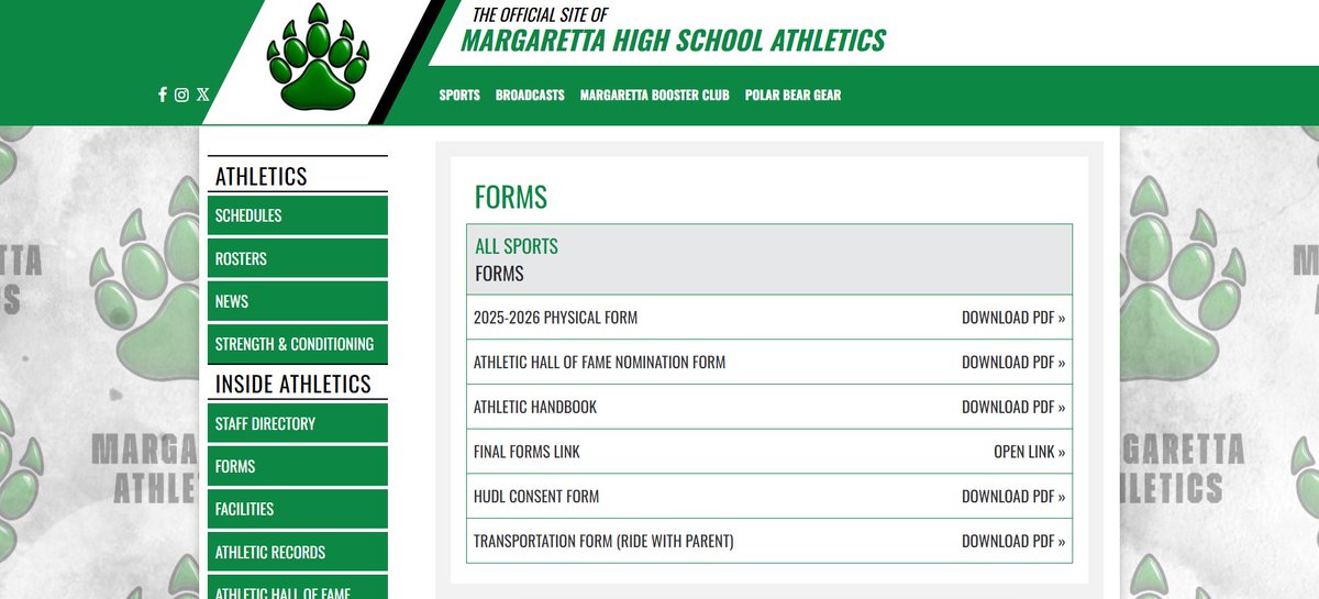 A all new spot for up to the minute PBear Athletic Needs: 
mhspolarbears.com