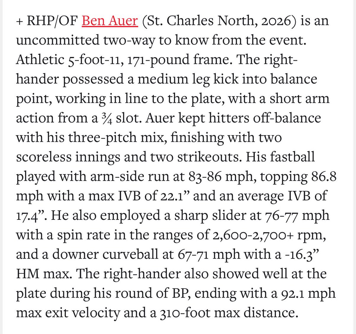 Ben Auer (@ben_auer04) on Twitter photo Thank you <a href="/PrepBaseballIL/">Prep Baseball Illinois</a> and <a href="/DrewLocascio/">Drew Locascio</a> for the write up. Had a great time competing at State Games!
<a href="/SCN_Baseball/">SCN_Baseball</a> <a href="/jake_joyce12/">Jake Joyce</a> <a href="/romsekpeter/">Peter Romsek</a> <a href="/coachbay4/">Zach Bayreuther</a> <a href="/connorchristm33/">Connor Christman</a> <a href="/JaredWackerMCC/">Jared Wacker</a> <a href="/adamo_stornello/">Adamo</a> <a href="/EBA_MADE/">Denton McNamee</a> Thank you <a href="/PrepBaseballIL/">Prep Baseball Illinois</a> and <a href="/DrewLocascio/">Drew Locascio</a> for the write up. Had a great time competing at State Games!
<a href="/SCN_Baseball/">SCN_Baseball</a> <a href="/jake_joyce12/">Jake Joyce</a> <a href="/romsekpeter/">Peter Romsek</a> <a href="/coachbay4/">Zach Bayreuther</a> <a href="/connorchristm33/">Connor Christman</a> <a href="/JaredWackerMCC/">Jared Wacker</a> <a href="/adamo_stornello/">Adamo</a> <a href="/EBA_MADE/">Denton McNamee</a>