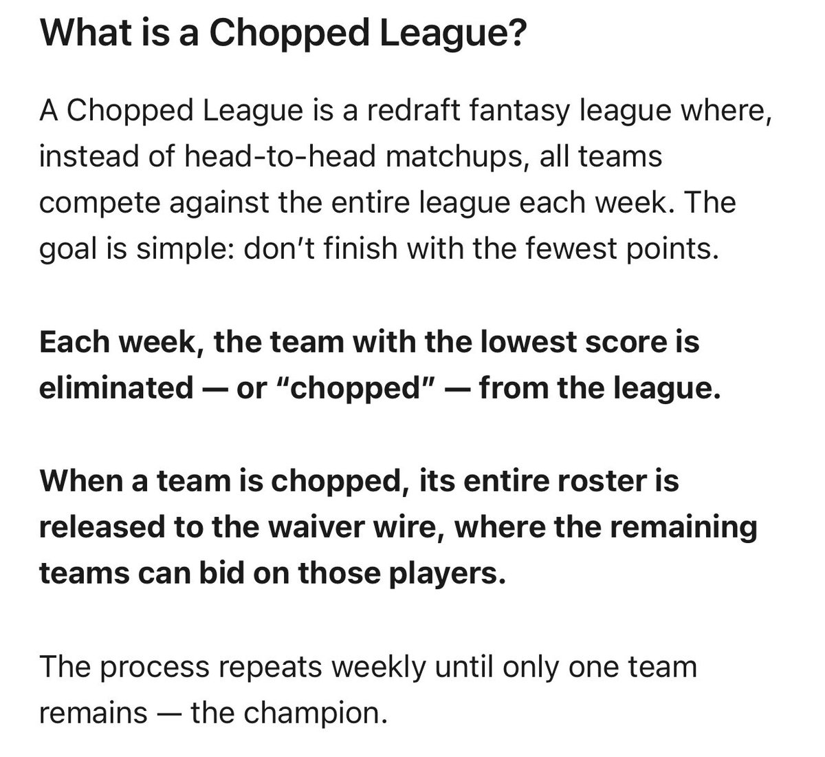 nick_pizzuto5's tweet photo. We need 5 more people to join our free guillotine/chopped league on sleeper!! https://t.co/JF2CQa1yBR @MyFantasyLeague https://t.co/vheADuevVW