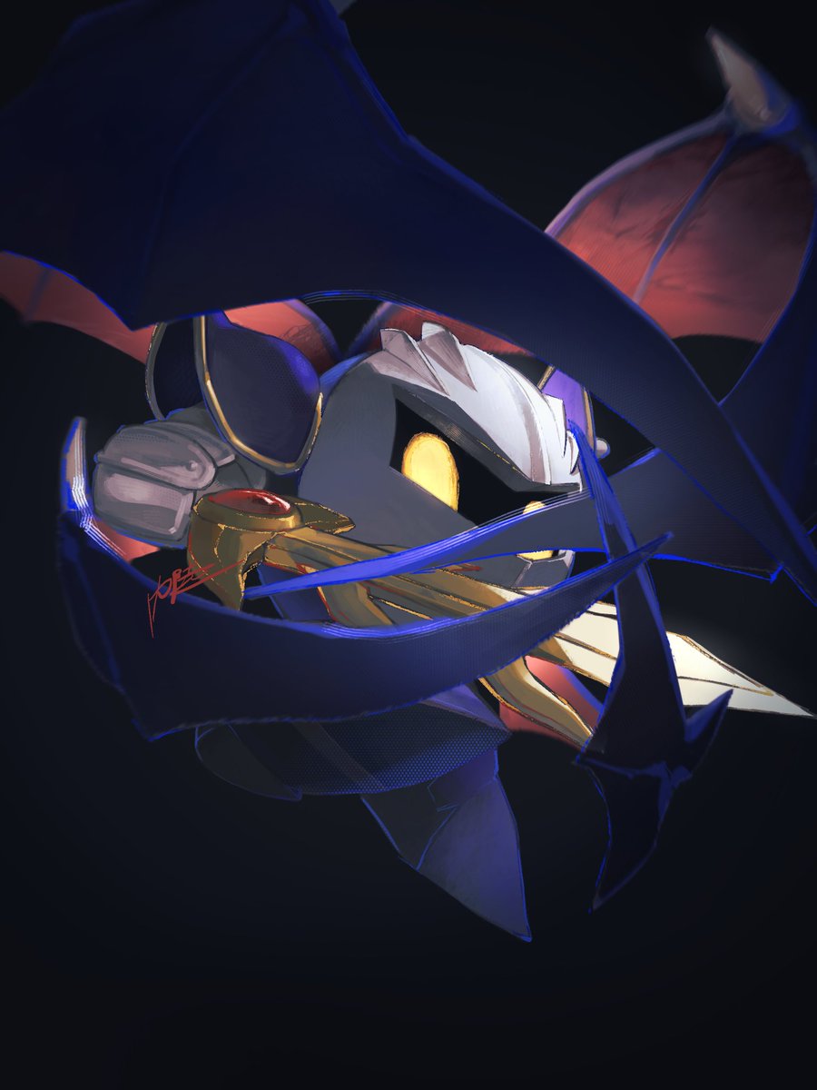 4枚羽メタナイト様をありがとうエアライダーの絵