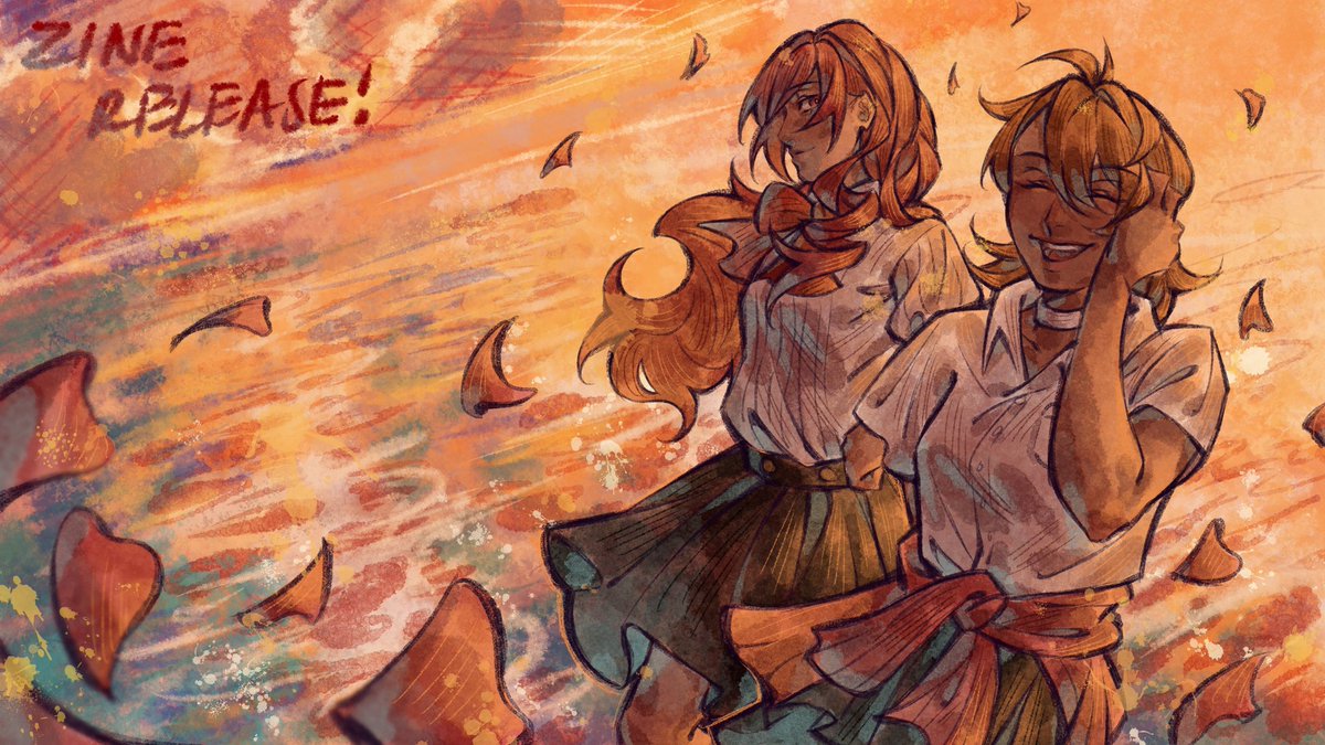 yukamitsuzine's tweet image. 💐ZINE RELEASE!💐

The time has officially come to release our free and digital fanzine celebrating Yukari and Mitsuru, available to download below:

oathofblossoms.itch.io/yukamitsu-zine

Thank you so much to everyone has joined in on this journey, for everyone&apos;s support and contribution! 💖