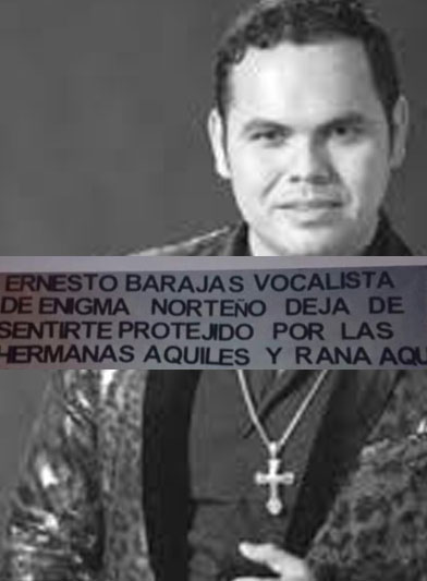 SeguroJal's tweet photo. Ya estaba amenazado

Sicarios ejecutaron en una pensión de autos en Zapopan, Jalisco a Ernesto Barajas fundador y vocalista del grupo Enigma Norteño, los gatilleros tambien ejecutaron a otro hombre e hirieron a una mujer. https://t.co/4X2uMq4dJ5