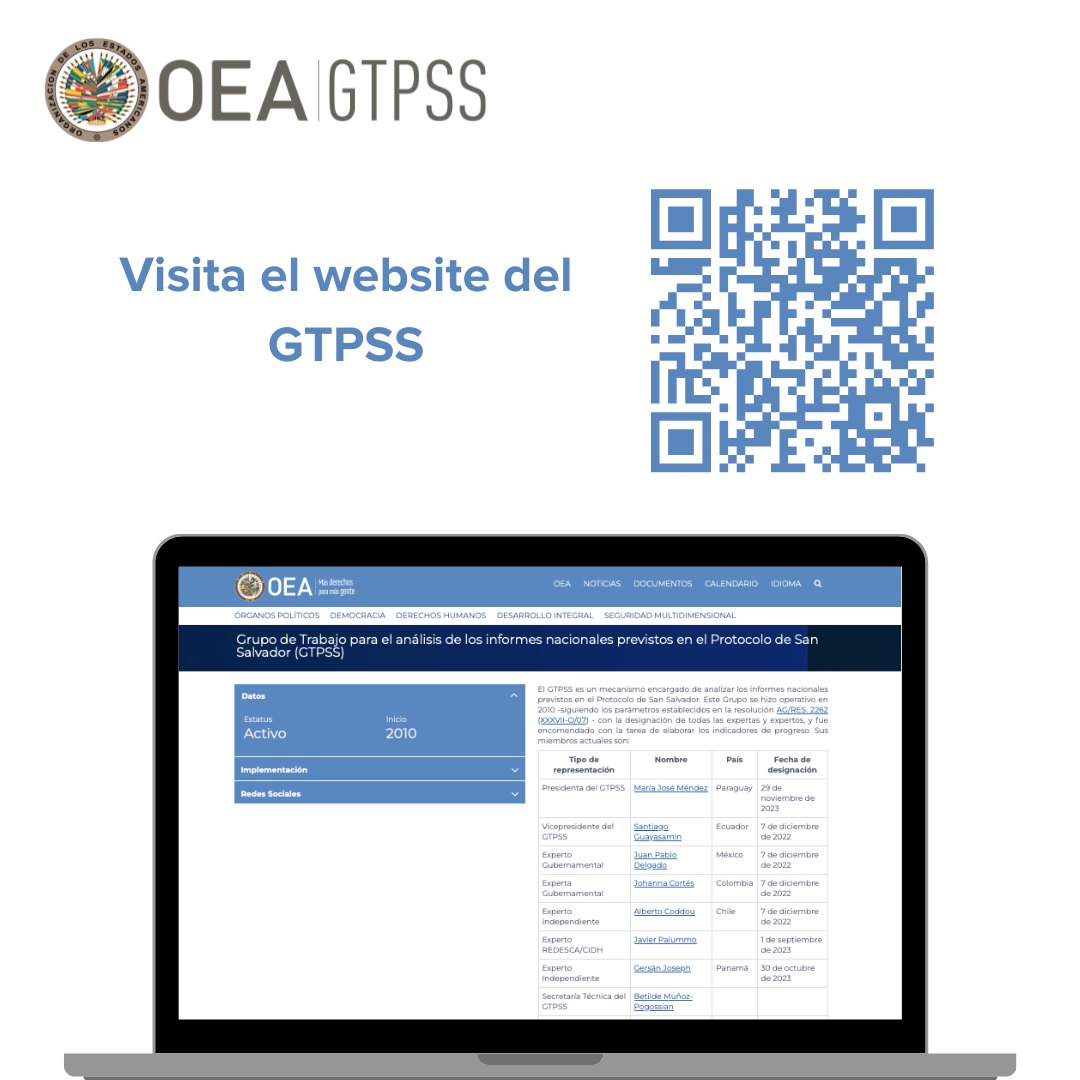 Estas recomendaciones a los Estados Parte del #ProtocoloDeSanSalvador contribuyen a fortalecer la formulación de políticas públicas con enfoque de #derechoshumanos basados en #evidencia.

Seguimos avanzando en la promoción de los #DESCA en la Región🌎