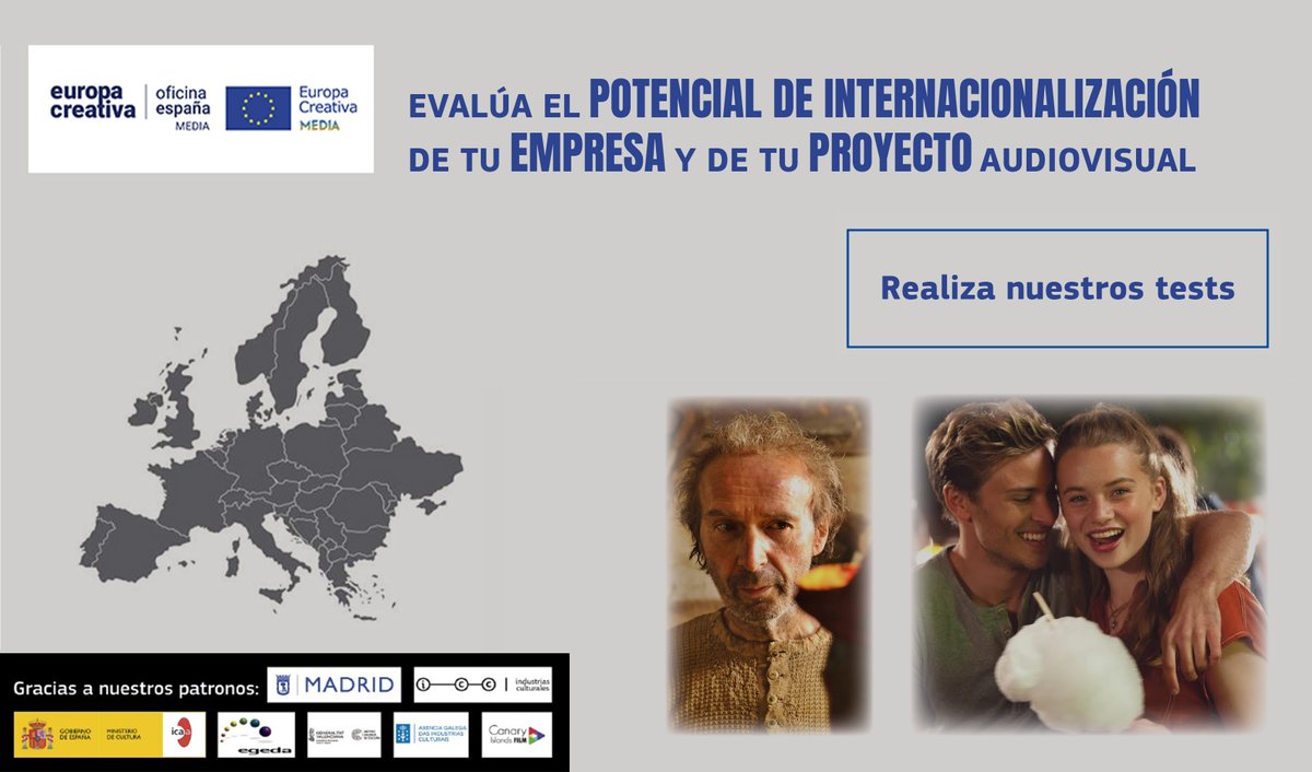OficinaMEDIAEs's tweet image. ¡Aprovecha este #verano 😎 para realizar nuestros #tests!

¿Trabajas en una #productora y/o tienes un #proyecto #audiovisual?

Evalúa tu potencial de #internacionalización en la iniciativa de tests de @OficinaMEDIAEs.

Muy rápida realización.

Clic aquí &amp;gt; oficinamediaespana.eu/tests