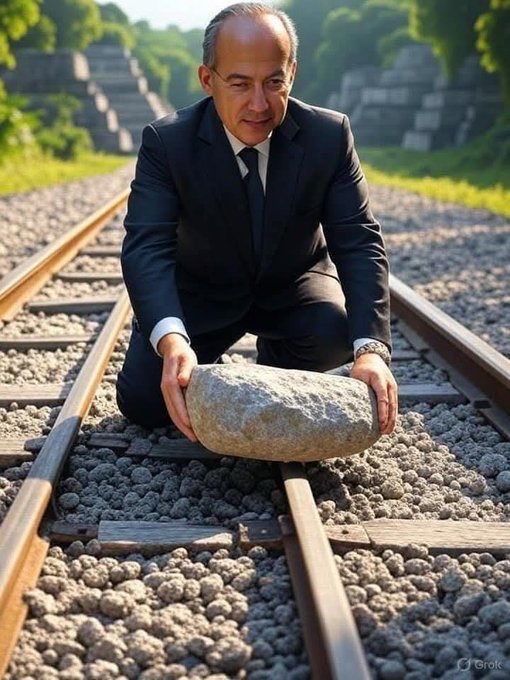 Herbertorod's tweet photo. No fue descarrilamiento; fue @FelipeCalderon; ¿cierto @Claudiashein ? https://t.co/I8LkkCCpIo