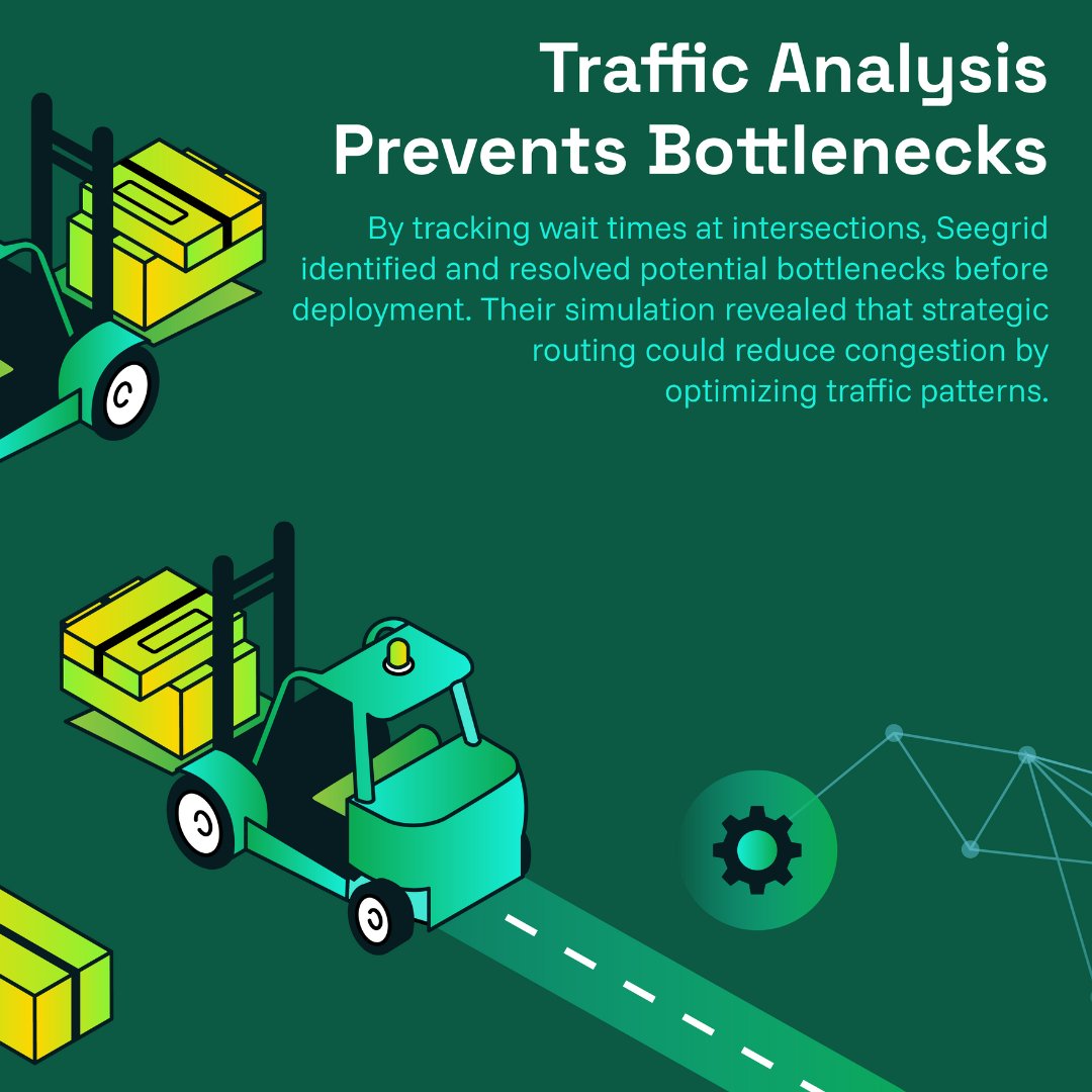 Seegrid optimized their autonomous mobile robot operations using Simio’s simulation tech. From reducing bottlenecks to improving efficiency, these 5 key learnings show how digital twins transform AMR deployment.

Read the case study: simio.com/case-studies/o…

#CaseStudy