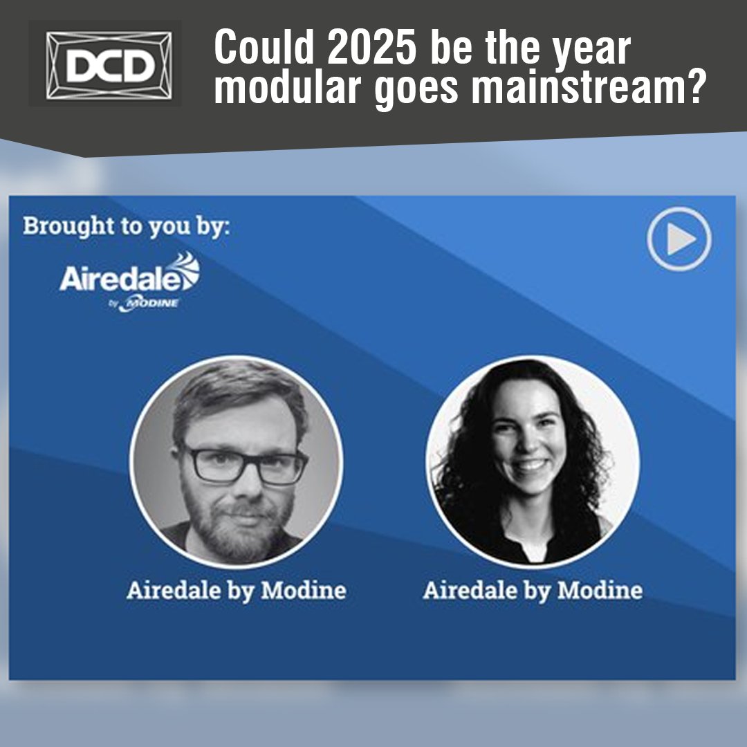 Join Darren Farrar &amp; Sarah Williams as they explores the technology and trends driving the rise of modular build data centers (MBDCs) and how these advancements are reshaping infrastructure for 2025 and beyond: hubs.li/Q03DHr6v0 <a href="/dcdnews/">DCD</a>
