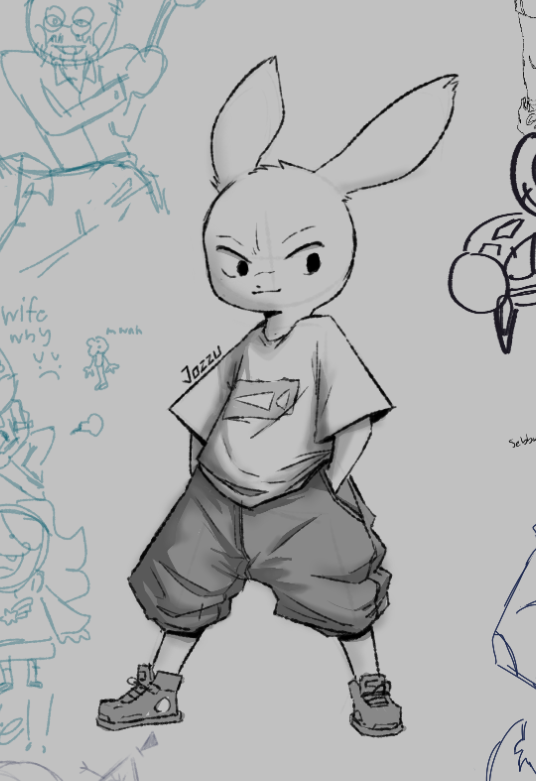 Chill 🤙🏼 

#sketch #oc #furry #draw #rabb