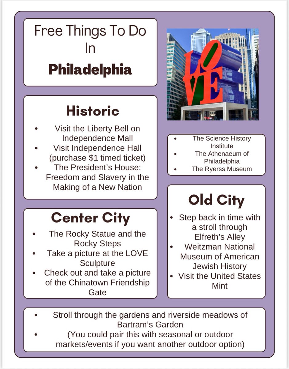 acesonlinenet's tweet image. 🎉 Attending #ACES2025 in Philadelphia? Make the most of your trip with FREE Philly experiences!

#ACES2025 #ACESCONFERENCE
