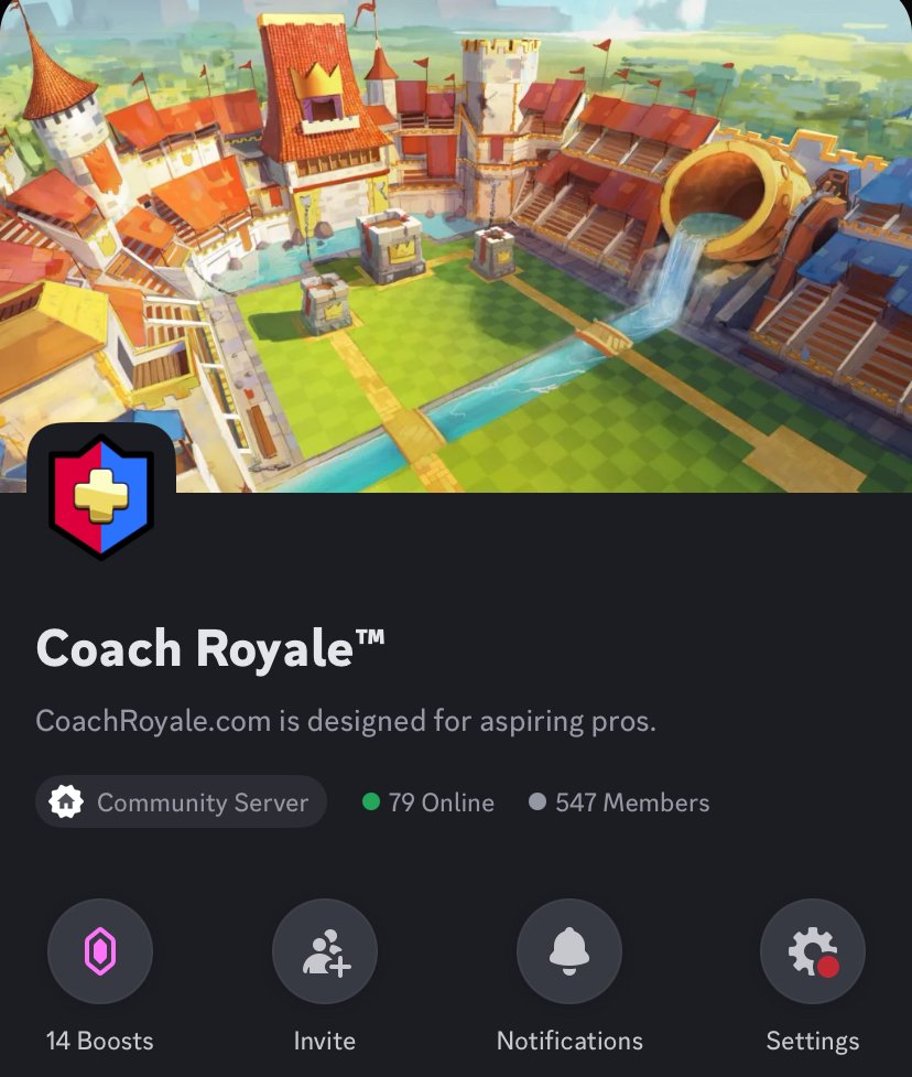 🚨 COACHROYALE GIVEAWAY🚨

🛡️Coachroyale is hosting big cash giveaways in their discord server.

Join the server to win prizes, they have two giveaways currently active🔥

follow x.com/xcoachroyale?s…

Join their server discord.gg/coachroyale