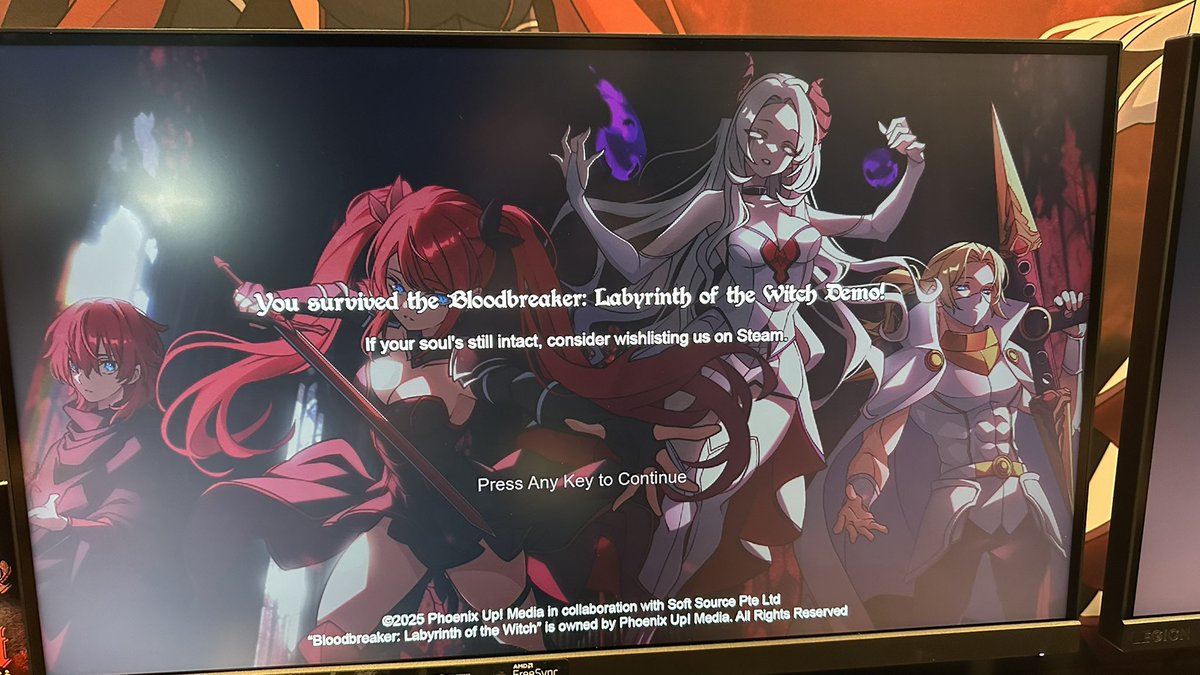 KoenigYuki's tweet photo. @PhoenixUpMedia Thanks for the Amazing Demo! It was a blast to stand there for more than 1 hour and trying to kill that special boss! And usually I am very impatient but now I can proudly say I made it as first person at the Gamescom Cologne. https://t.co/Gh6R8tjQv7