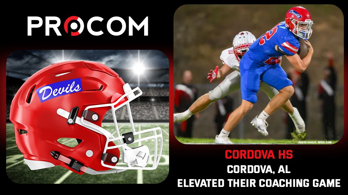 Join us in welcoming <a href="/Footbal1Cordova/">Cordova Football</a> to the #ProCom team! We are glad you switched to #ProCom and chose the best headsets for your sideline communication! #CordovaFootball #CTown #GoBlueDevils

#CommunicateLikeAPRO #WhereWinningConversationsBegin