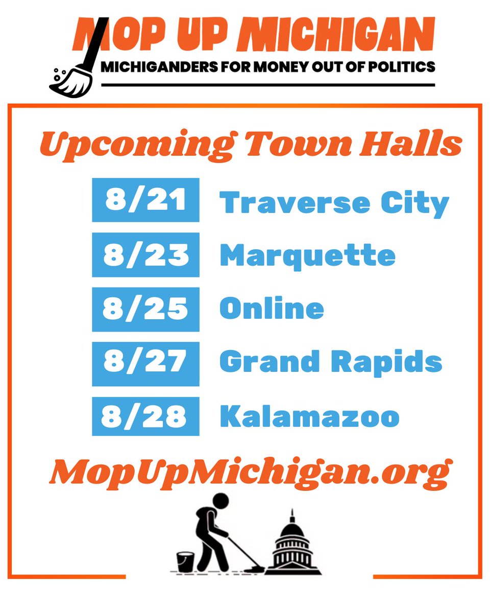 Michiganders for Money out of Politics (MMOP) tweet media