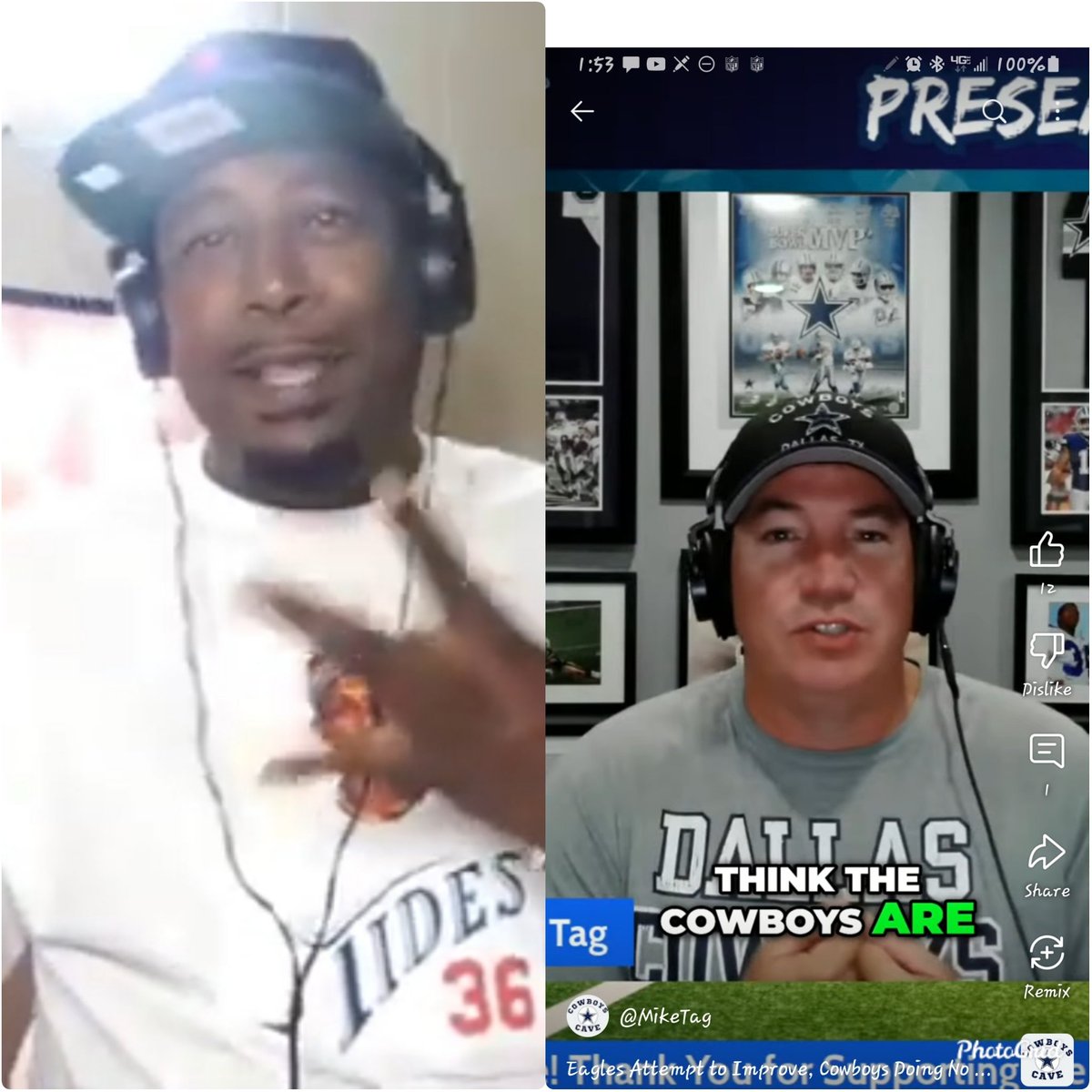 GREED34's tweet photo. Tonight 9Pm on YouTube 
I'll be a Guest on CowboysCave Show telling Mike Tag  @mtag1993 &amp; rest of @dallascowboys Nation how they can Shove that Star up they Azz!
#HTTW🖖🏾 
@Sanchize405 @gfromdashop1 @JacksonSports @JacksonSports @Russellmania621 https://t.co/gFBE9kbyG6