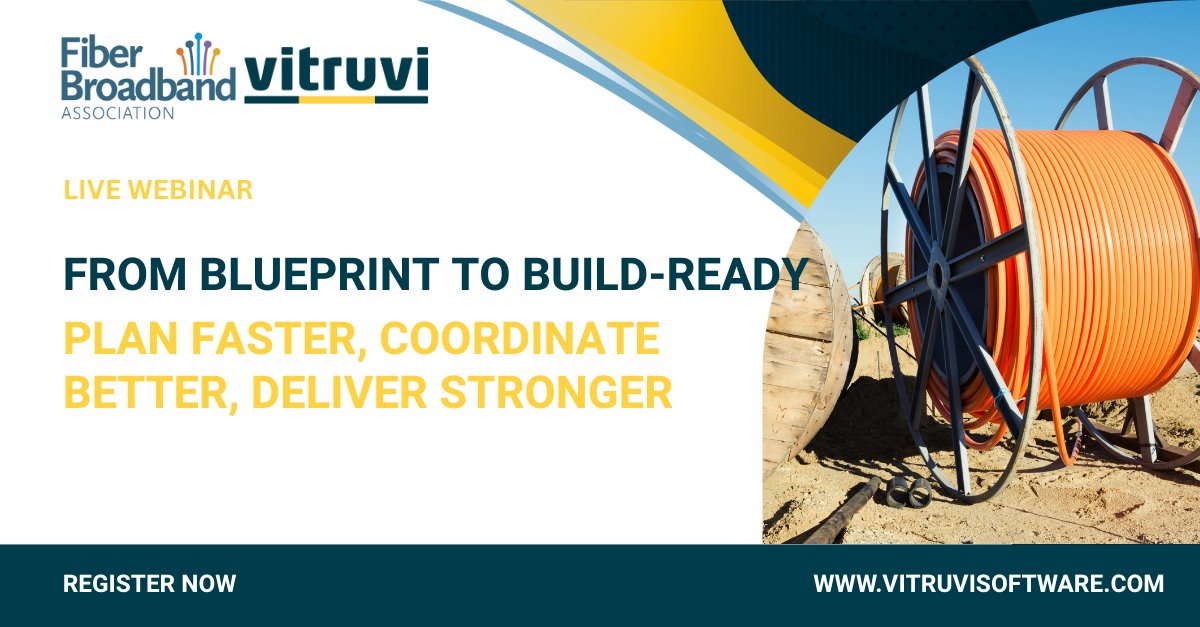 VitruviSoftware's tweet image. Faster rollouts. Fewer delays. Higher profits.

That’s the promise of smarter preconstruction, and in this webinar, you’ll see exactly how it’s done.
 
📅 August 21, 2025 – 12:00 PM EDT
 
Register Now hubs.li/Q03DvnF70
 
#BroadbandExpansion #FiberDeployment #TelecomStrategy