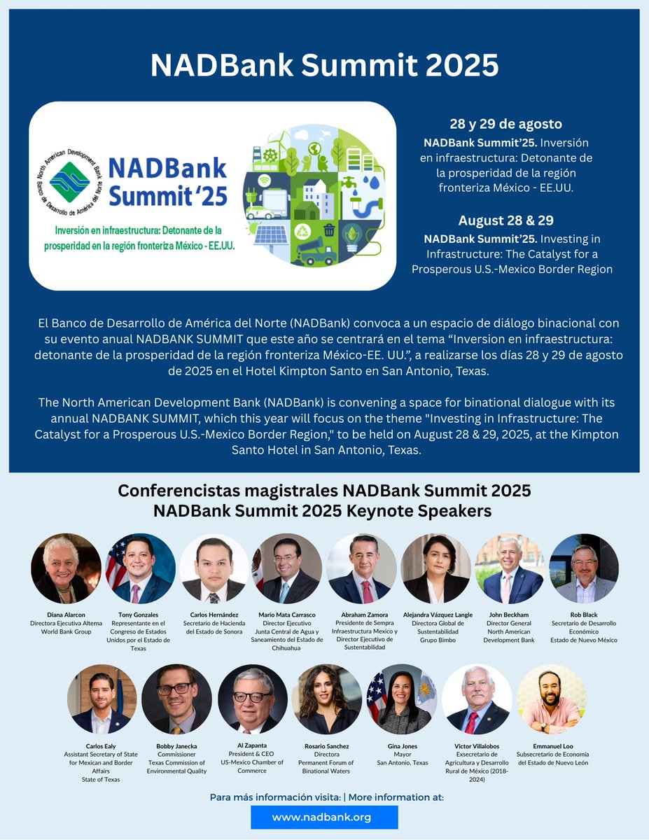 🚨 This is a limited seating event. Don't wait to get your seats; reserve your spot before registration closes! lnkd.in/dc2nMTGt 

“We are excited to announce the lineup for our 2025 NADBank Summit! As with previous years, we have a strong program centered on