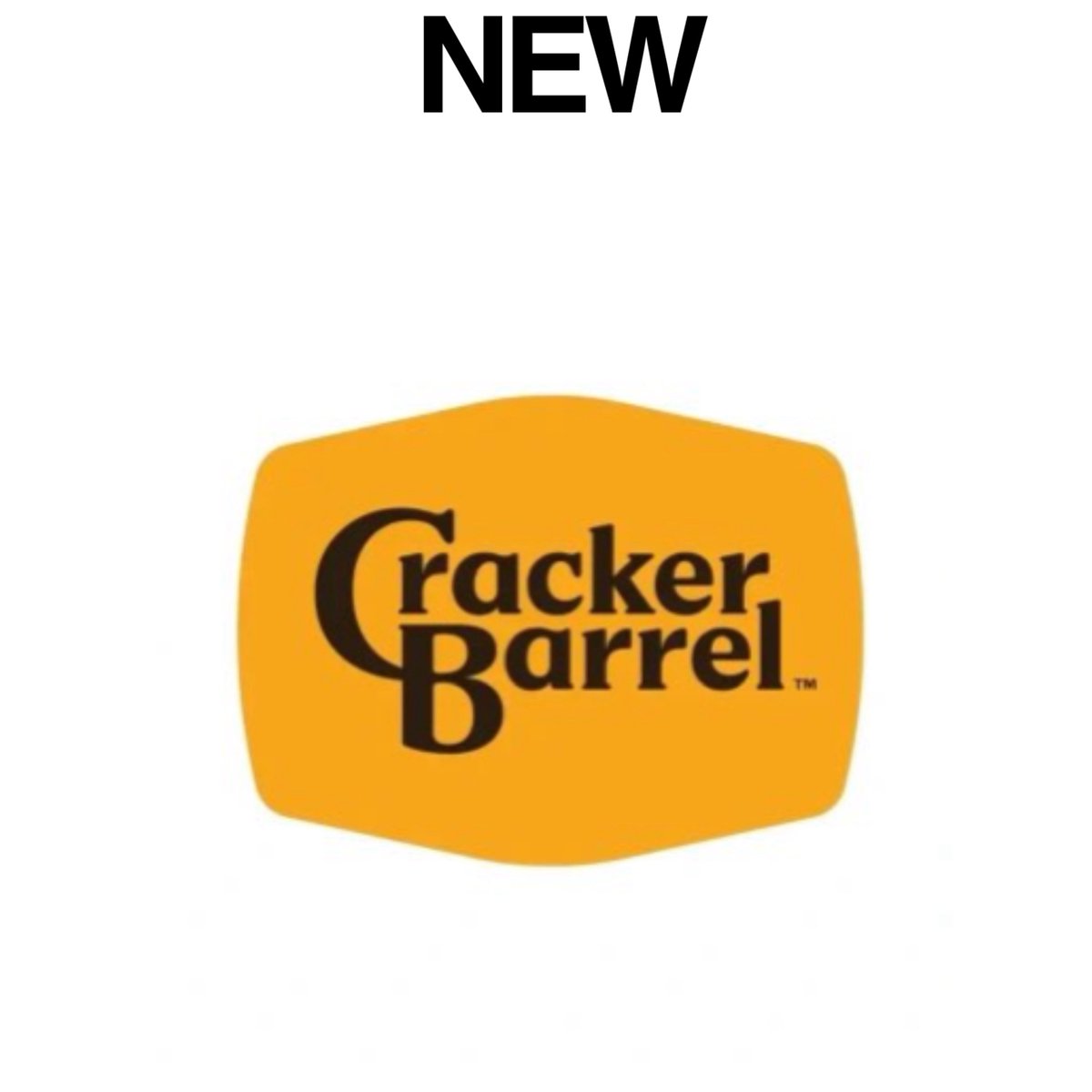 FearedBuck's tweet photo. Cracker Barrel has rebranded its logo for the first time since 1977. https://t.co/qiakjZfIhb