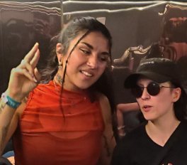 The one true photo of me and Yasmine.
The disgust, its perfect!