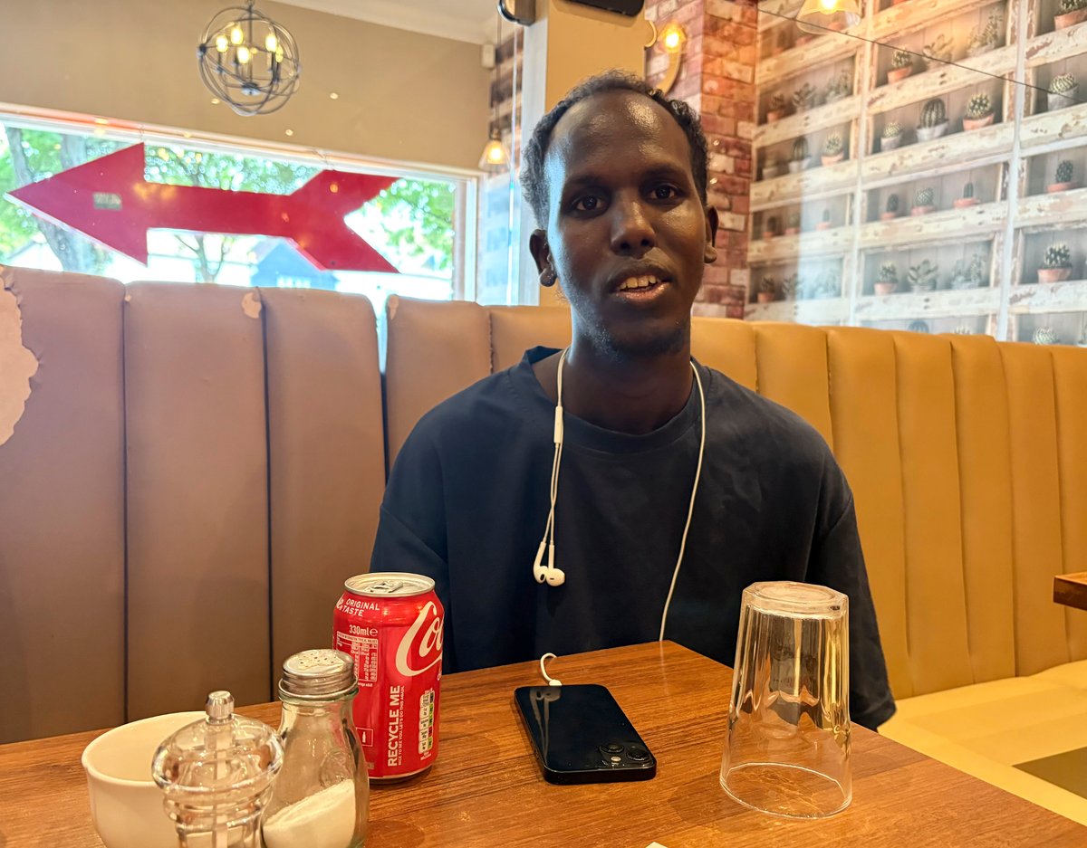 Asylum seeker 'living in fear' as he begs hotel protesters to stop abusing him

mirror.co.uk/news/uk-news/a…