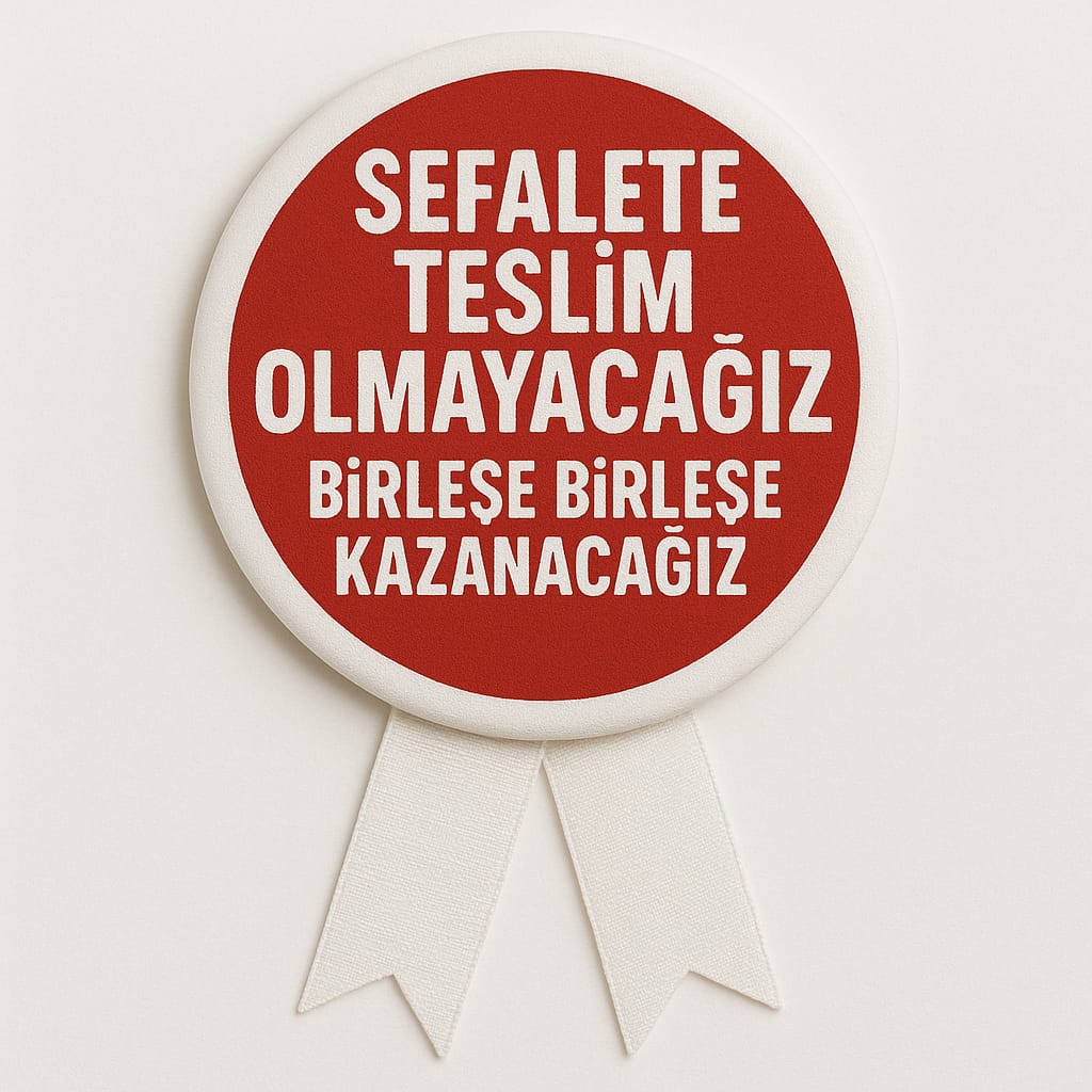 Çözüm, grevli toplu sözleşmede #HakemeGitme