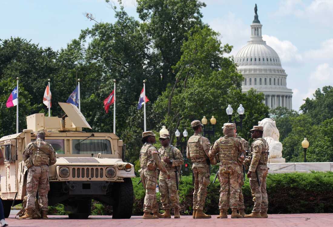 Six states - Mississippi, South Carolina, Ohio, Tennessee, Louisiana, and West Virginia - have sent National Guard soldiers to protect Washington DC.

Thankful that my state is helping to defend our nation’s capital!