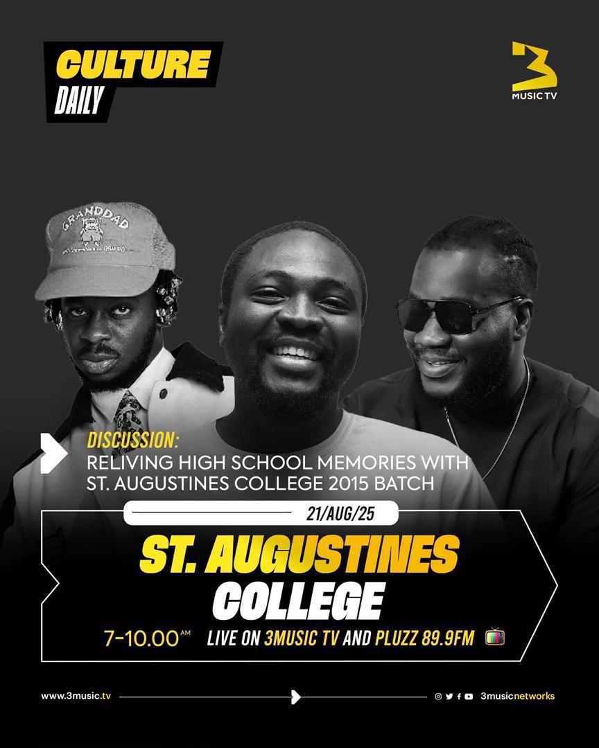 Hitting your screens live tomorrow on <a href="/3musicnetworks/">3Music TV</a>. Catch <a href="/vondee___/">VONDEE</a> , <a href="/sharkboygh/">CampusWithSharkboy</a> &amp; <a href="/_kobbyna/">Kwabena Osei Asare</a> as they take us back to those unforgettable green camp memories. 🟢

Pure vibes, don’t miss it! Some shoutouts and announcements go happen. 

#APSU15 #Augusco #ActionNkotsee