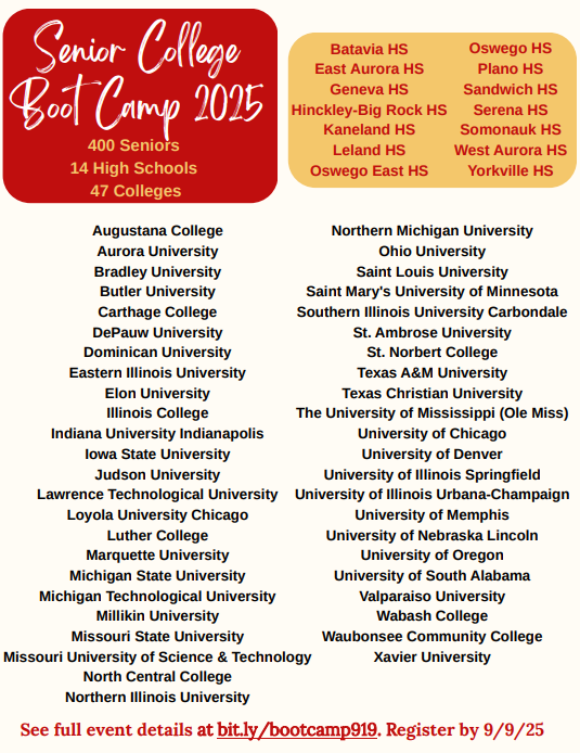 SENIORS, check out this opportunity to begin or refine your college essays! Sign up in the CCRC!