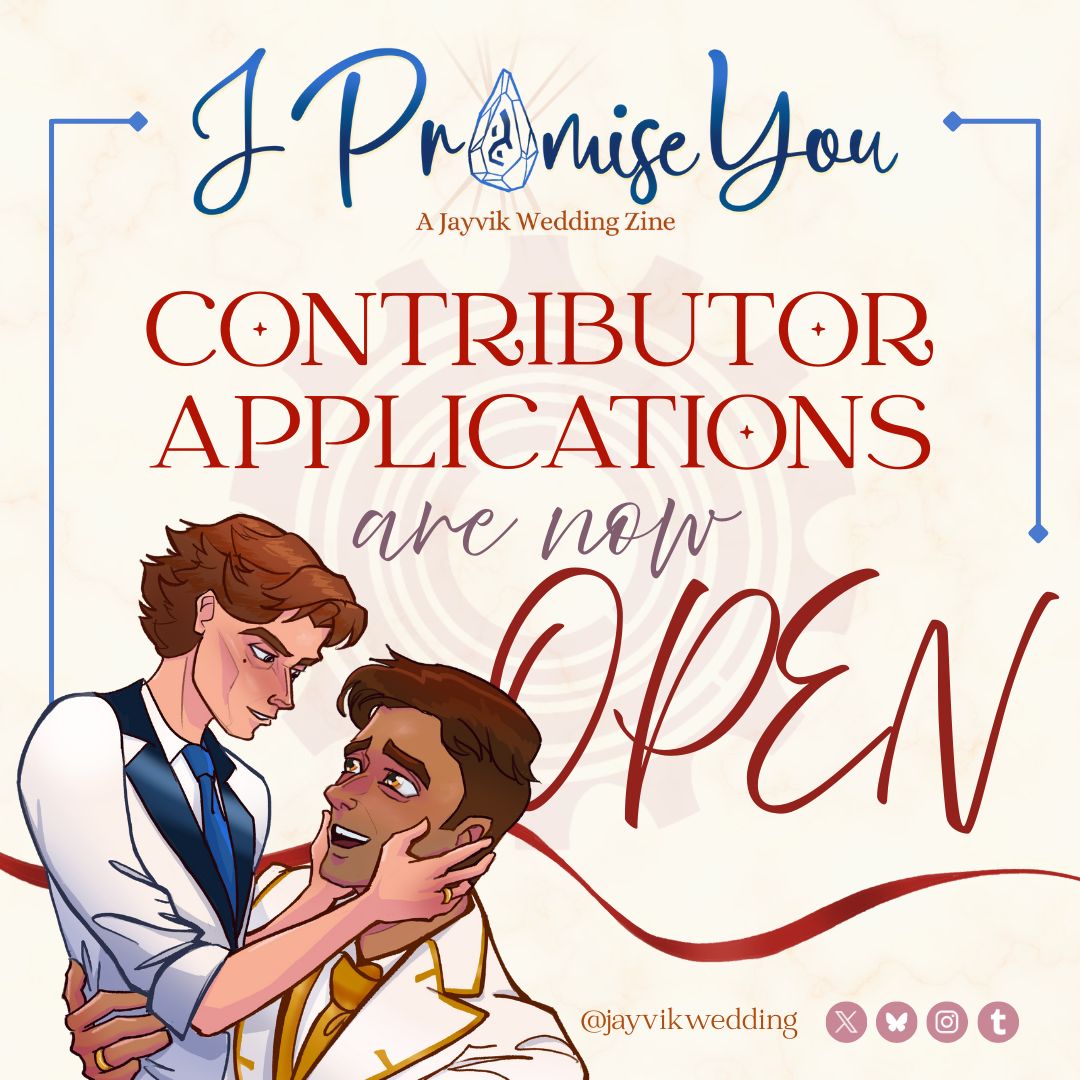 🦋 CONTRIBUTOR APPS NOW OPEN 🦋

Join the biggest celebration of Piltover and Zaun!! Become a Wedding Attendant at Jayce and Viktor's wedding by applying in one of our contributor roles. Apps open until September 20! ⚙️ #arcane #jayvik

💍 Application links below! ⬇️
