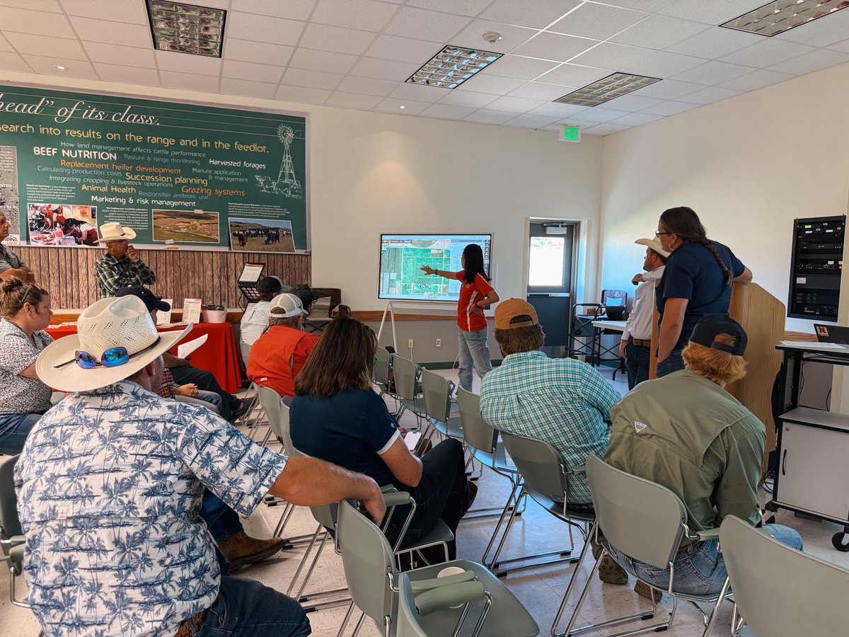 wcreec's tweet photo. The Gudmundsen Sandhills Laboratory Open House is well underway!

The morning was full of cattle market updates, a long range weather forecast, interactive sessions, and a look into the ADAPT project at the ranch. 🐮 https://t.co/E5jeedJFz8