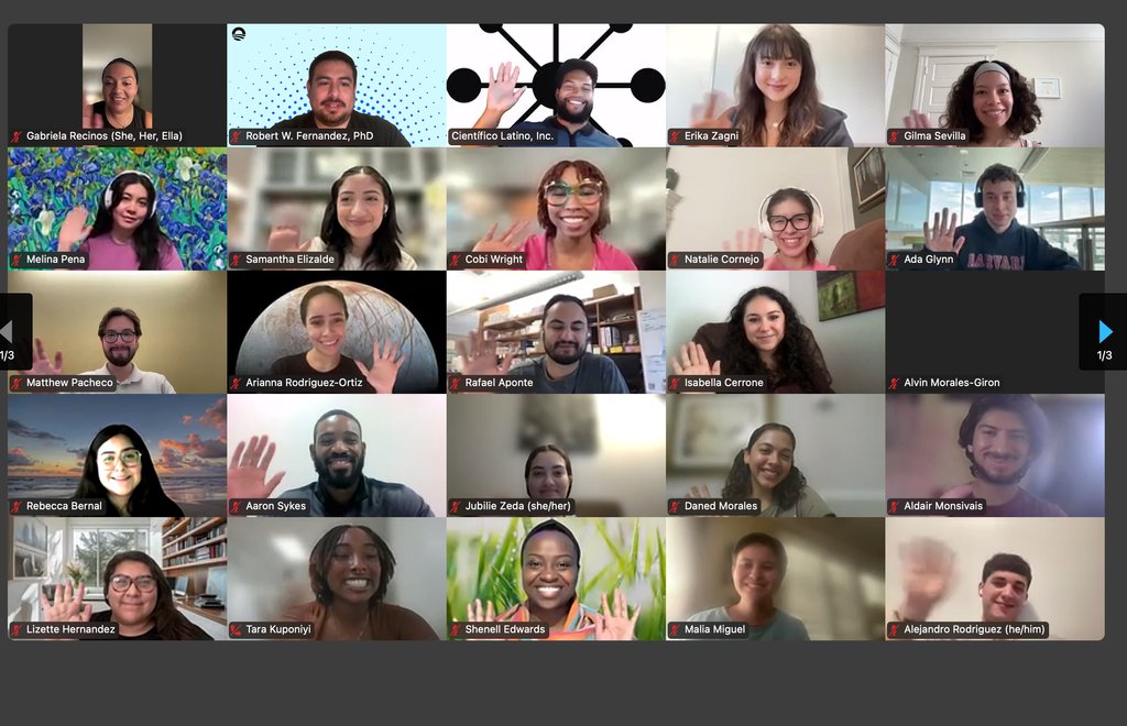 cientificolatin's tweet photo. We are so excited to be kicking of GSMI 2025, our mentorship program for STEM graduate school applicants! Can't wait to see what these amazing scholars will accomplish!! 🤩💫💜 https://t.co/NziF0ymaEx