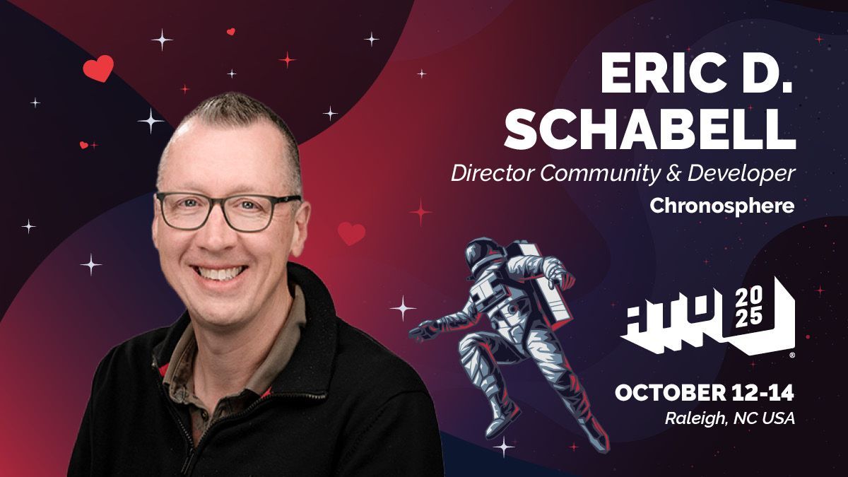 All Things Open (@allthingsopen) on Twitter photo Eric D. Schabell (<a href="/ericschabell/">Eric D. Schabell (@schabell.org)</a>), Director Community & Developer for <a href="/chronosphereio/">Chronosphere</a>, joins us on stage to share insights. Don't miss their session "Cloud Metrics: The Cost-Value Equation" at #AllThingsOpen! 2025.allthingsopen.org/sessions/2-for… Eric D. Schabell (<a href="/ericschabell/">Eric D. Schabell (@schabell.org)</a>), Director Community & Developer for <a href="/chronosphereio/">Chronosphere</a>, joins us on stage to share insights. Don't miss their session "Cloud Metrics: The Cost-Value Equation" at #AllThingsOpen! 2025.allthingsopen.org/sessions/2-for…