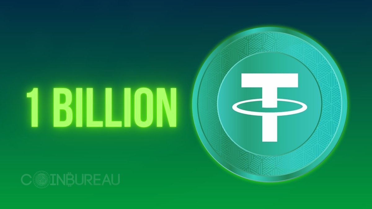 💹TETHER MINTED 1 BILLION USDT TODAY! Tether mints $1B USDT in a single  transaction on #Ethereum network. Is fresh liquidity about to fuel the next  leg up? 🚀